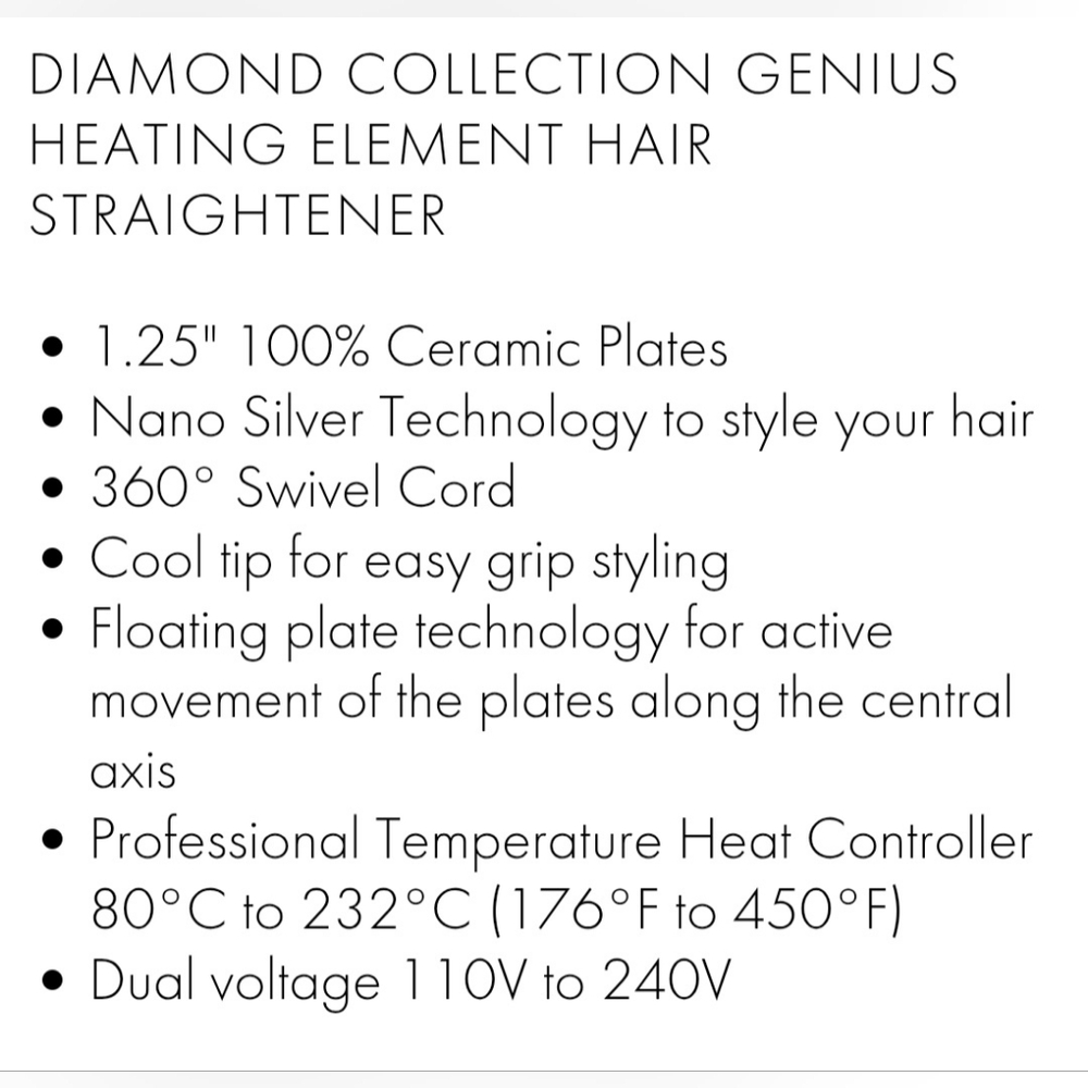 Royale Genius Straightener Element (Diamond Collection) & Cinderella Shoe Holder - Picture 9 of 10